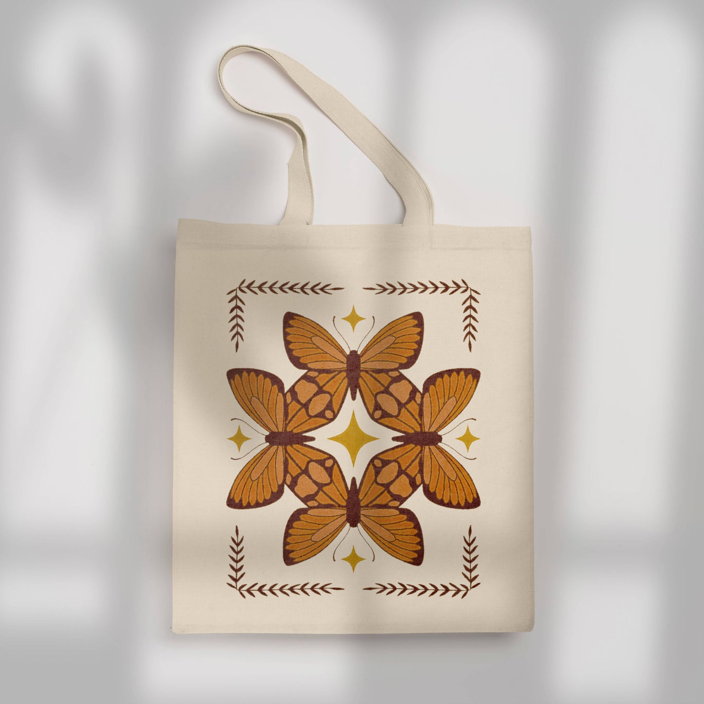 Butterfly Reusable Shopping Bag- Boho Tote