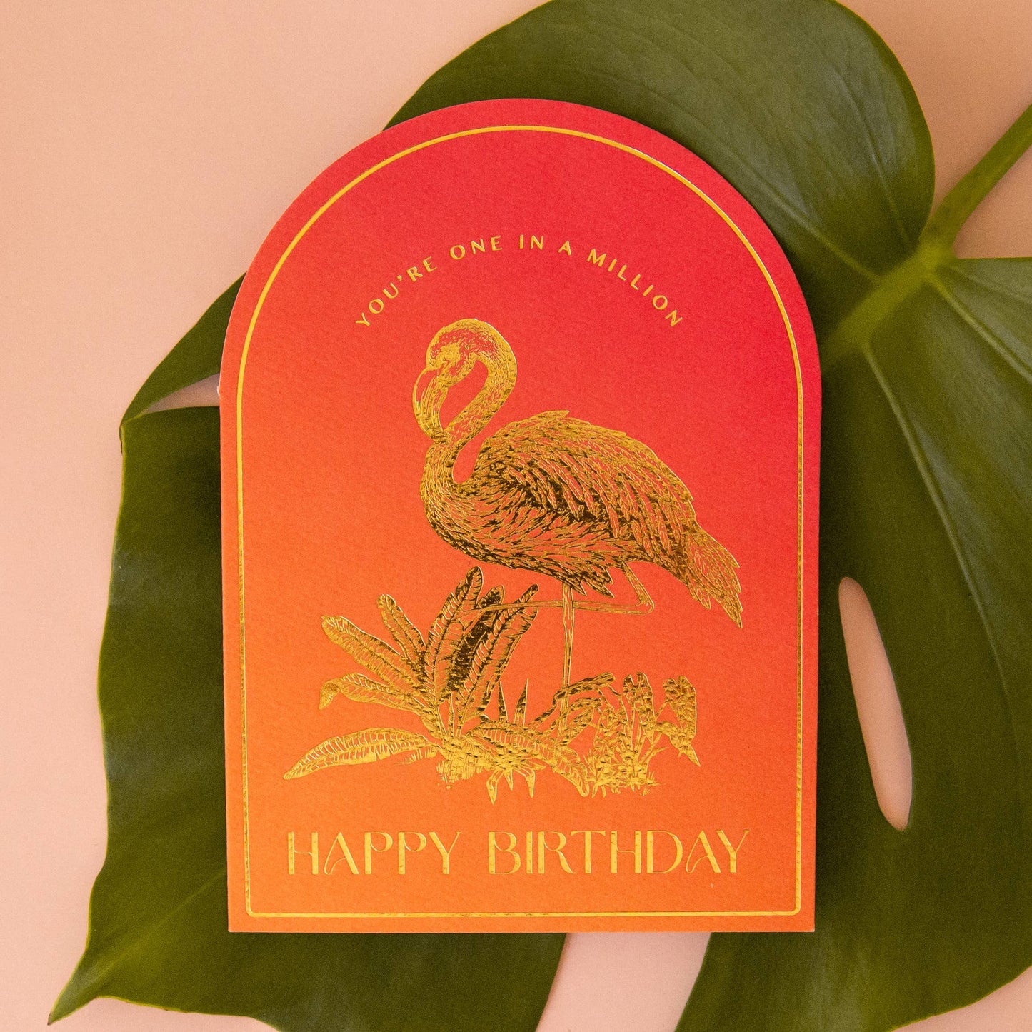 One in a Million Birthday Card | Flamingo