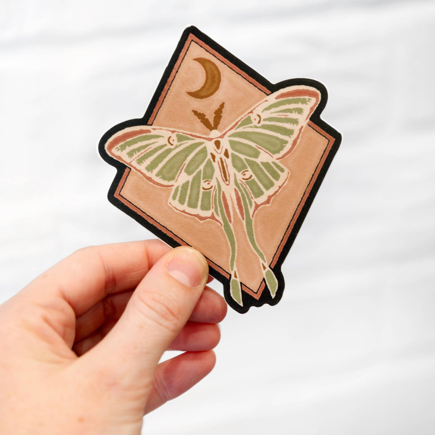 Luna Moth Sticker