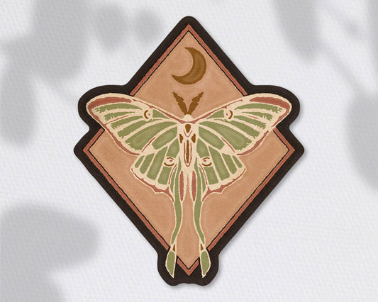 Luna Moth Sticker