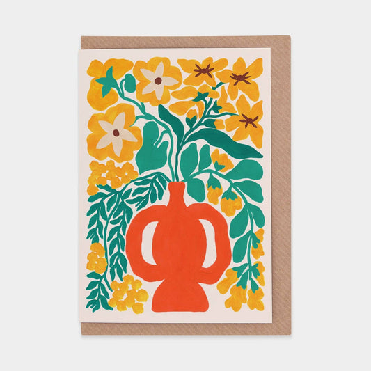 Golden Greeting Card