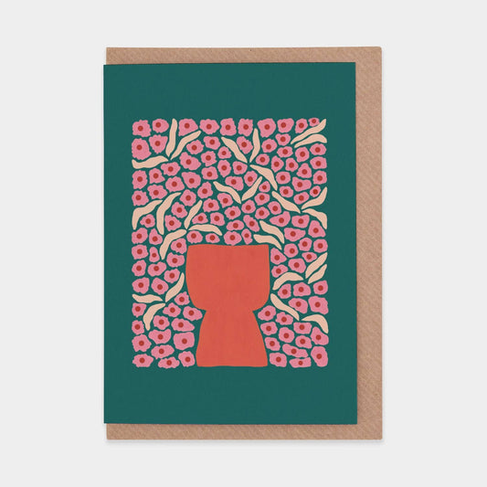 Flowers on Flowers on Flowers Greeting Card